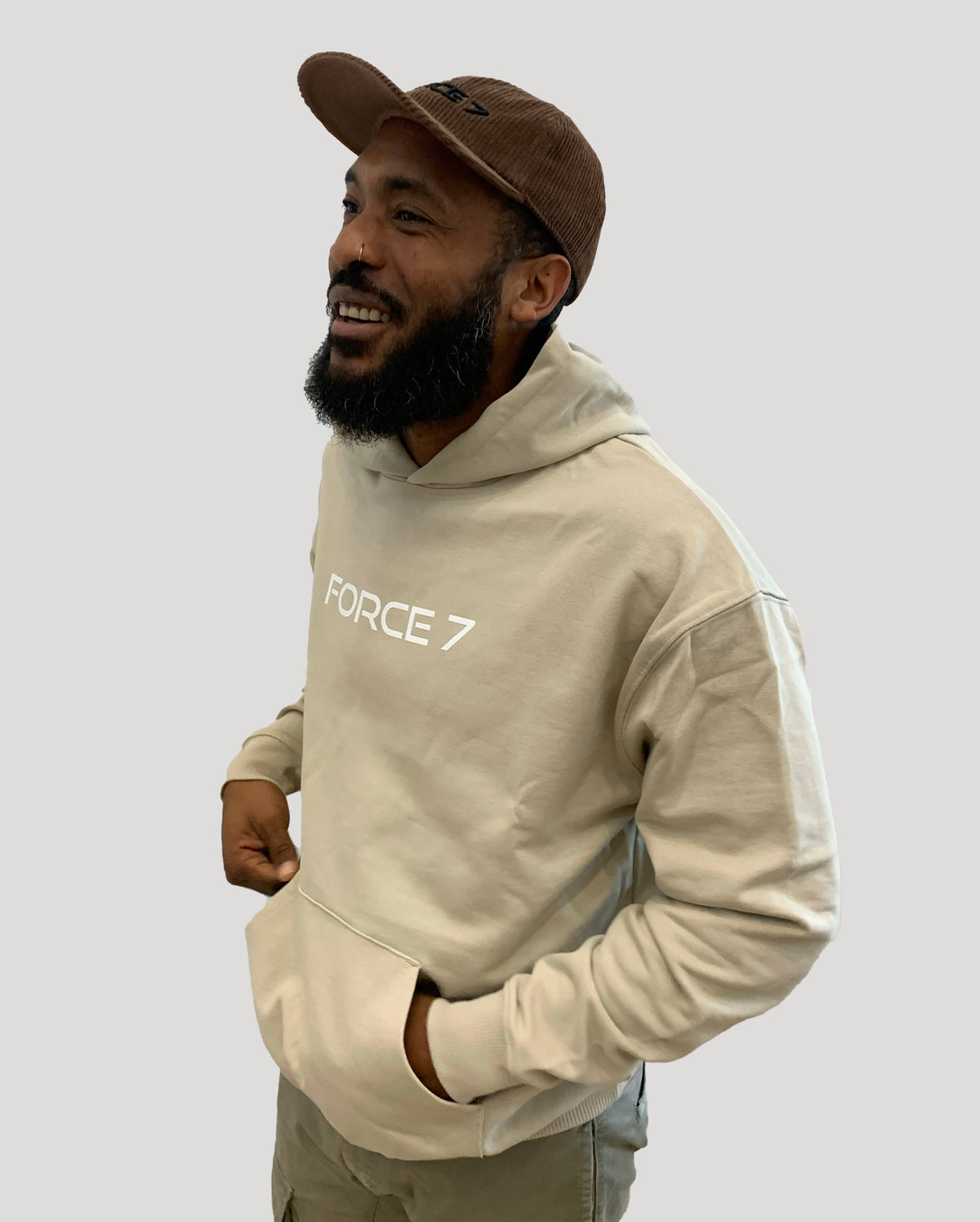 DESERT SAND OVERSIZED HEAVY HOODIE