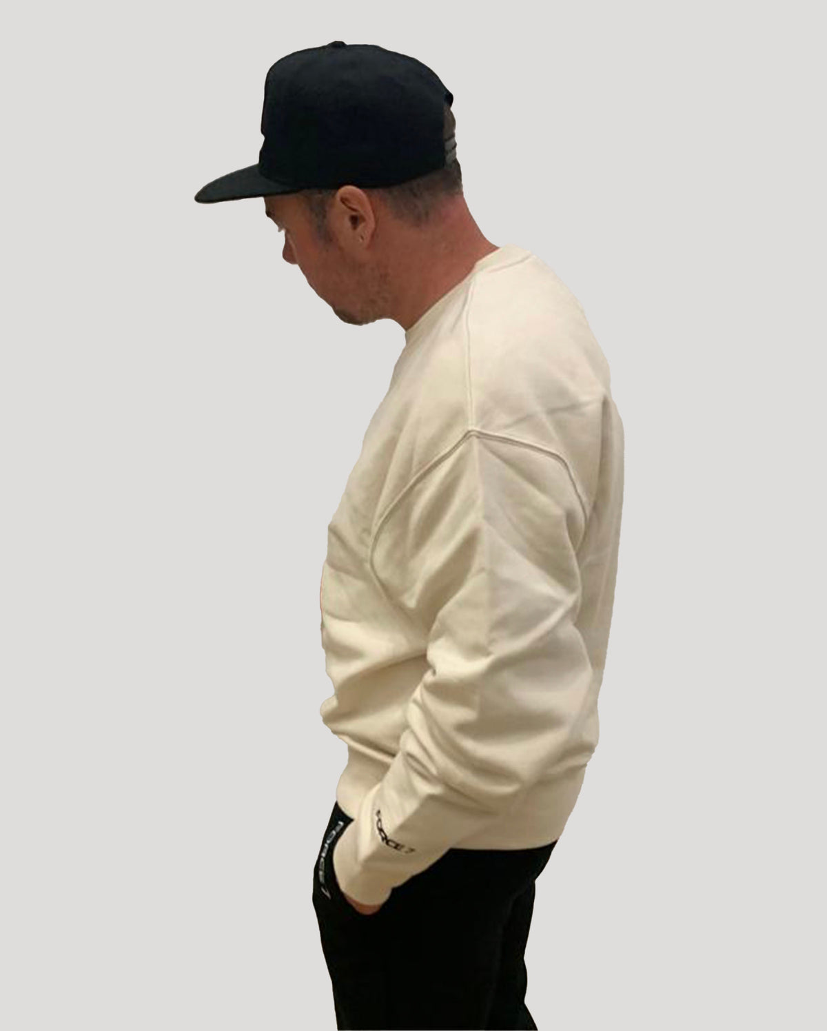 NATURAL RAW OVERSIZED JUMPER