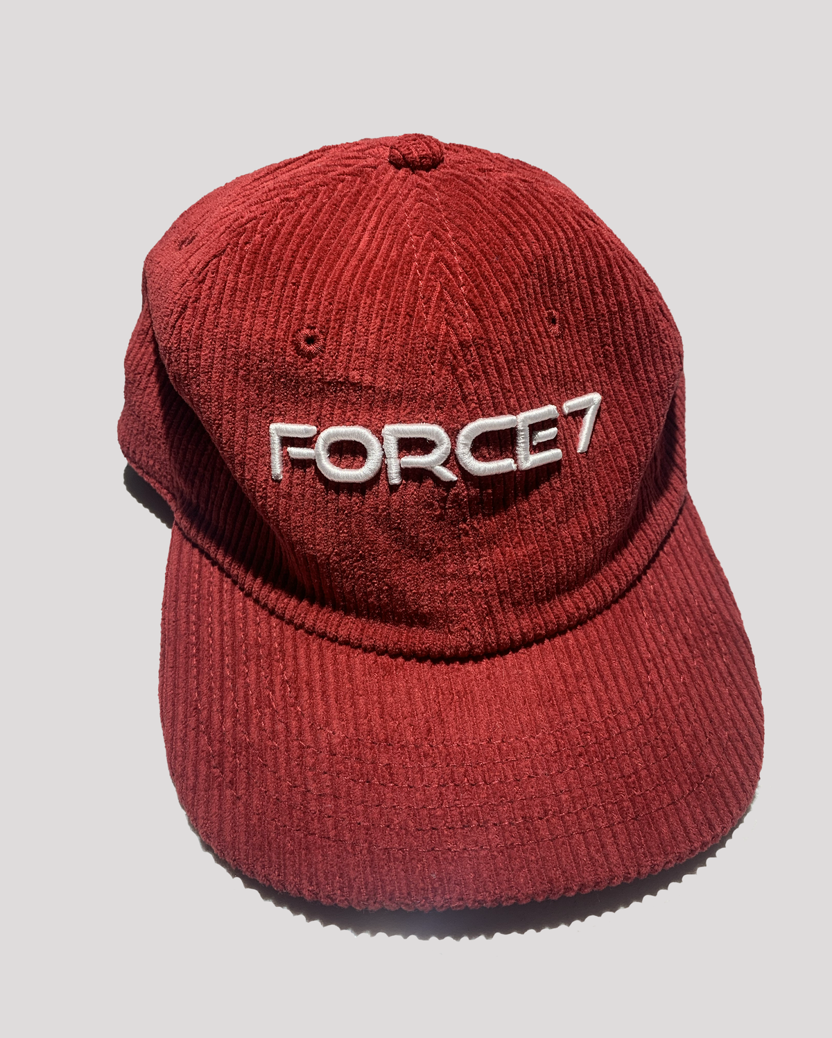 RED CORDED 3D LOGO CAP
