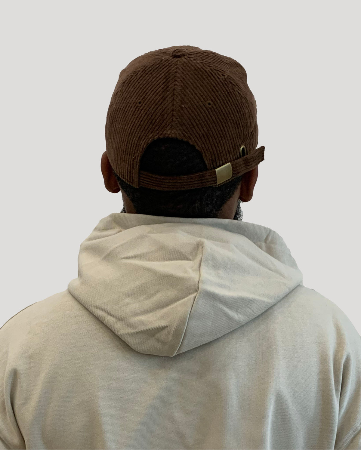 BROWN CORDED 3D LOGO CAP