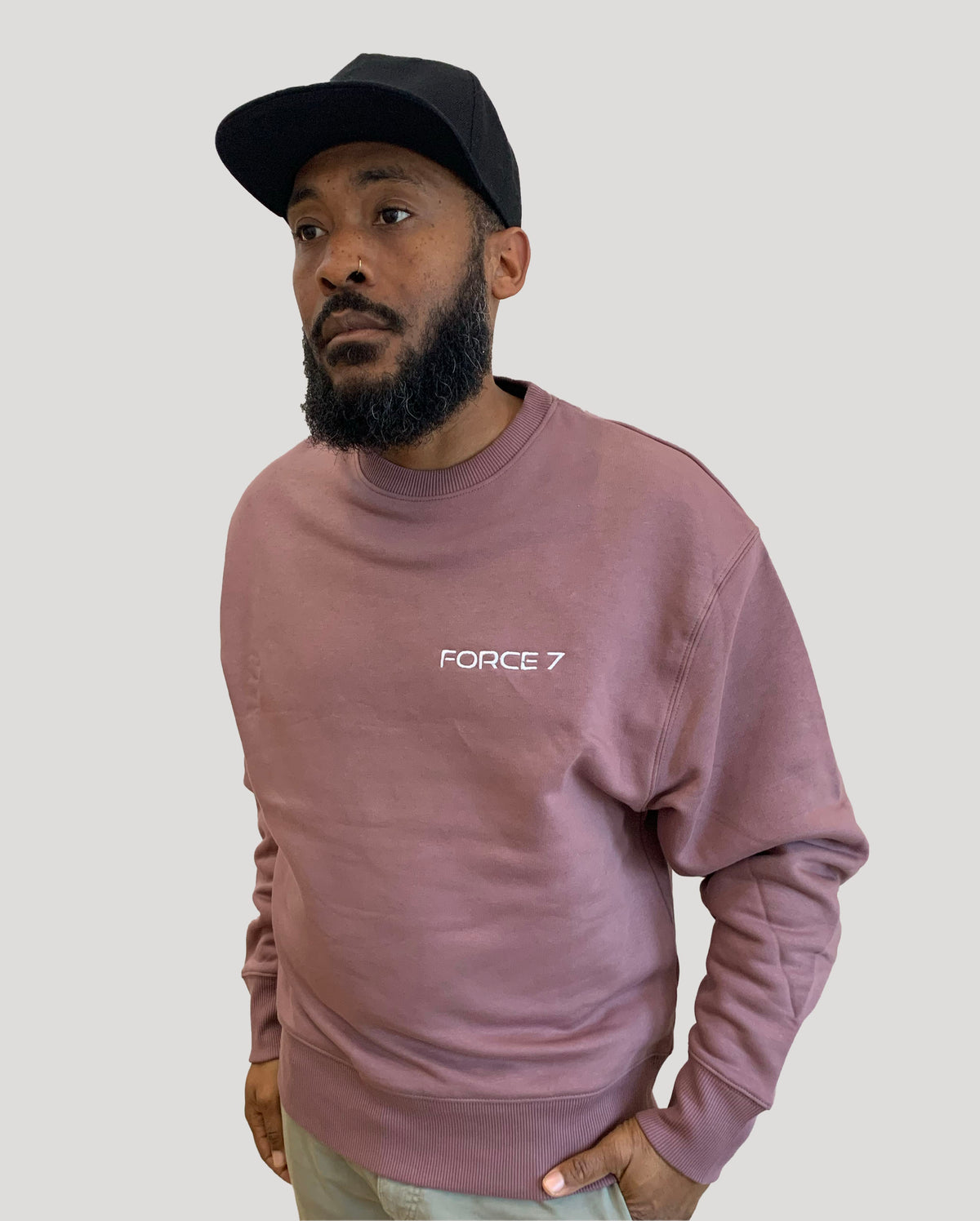 LIGHT BURGUNDY OVERSIZED JUMPER