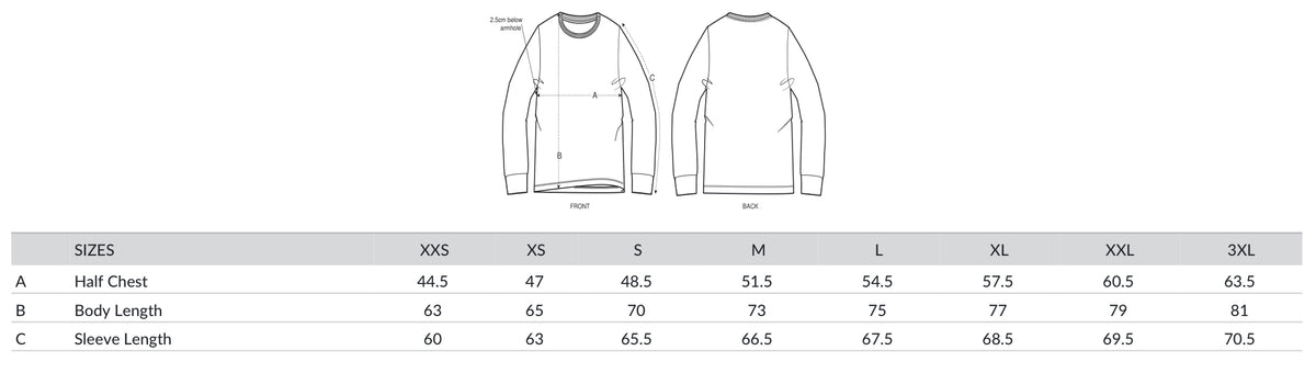 BLACK LONG SLEEVE T-SHIRT